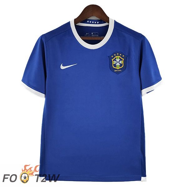 Maillot Foot Bresil Retro Exterieur Bleu 2006