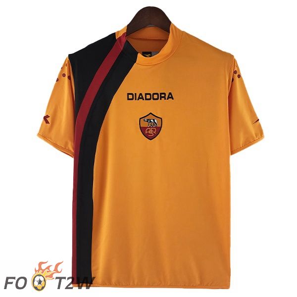 Maillot Foot AS Roma Retro Domicile Orange 2005-2006