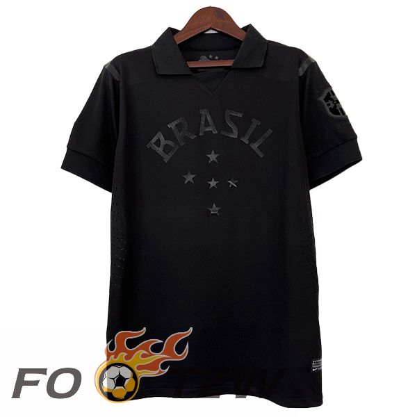 Maillot De Foot Bresil Retro Third Noir 2013-2014