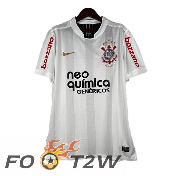 Maillot De Foot Corinthians Retro Domicile Blanc 2010