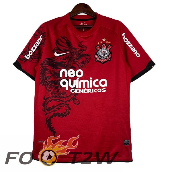 Maillot De Foot Corinthians Retro Third Rouge 2011-2012