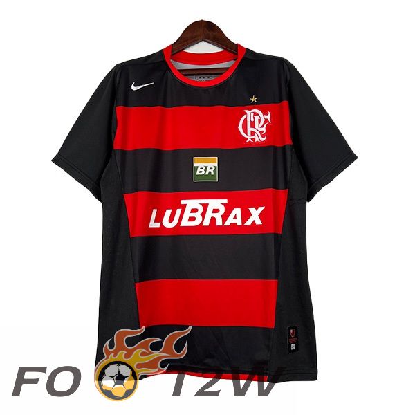 Maillot De Foot Flamengo Retro Domicile Rouge 2002