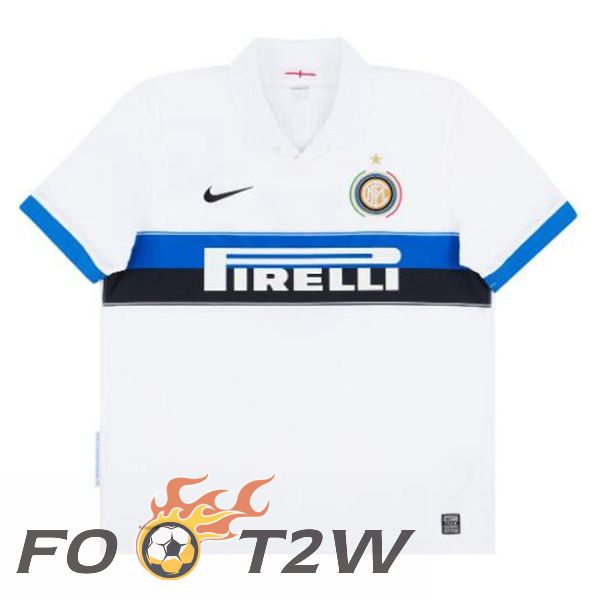 Maillot De Foot Inter Milan Retro Exterieur Blanc 2009-2010