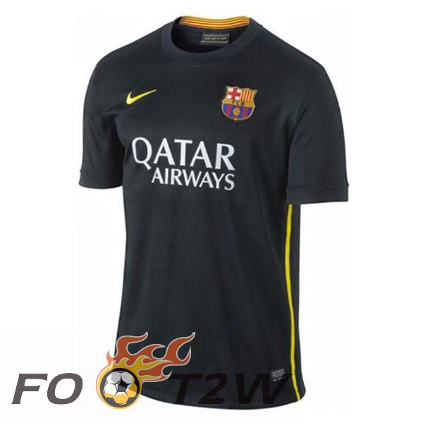 Maillot De Foot FC Barcelone Retro Third Noir 2013-2014