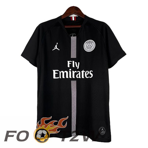 Maillot De Foot Paris PSG Retro Third Noir 2018-2019