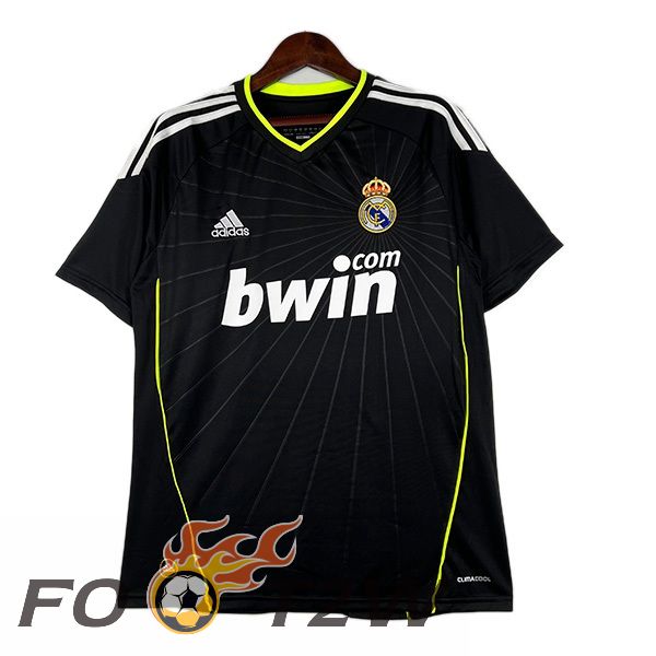 Maillot De Foot Real Madrid Retro Exterieur Noir 2010-2011