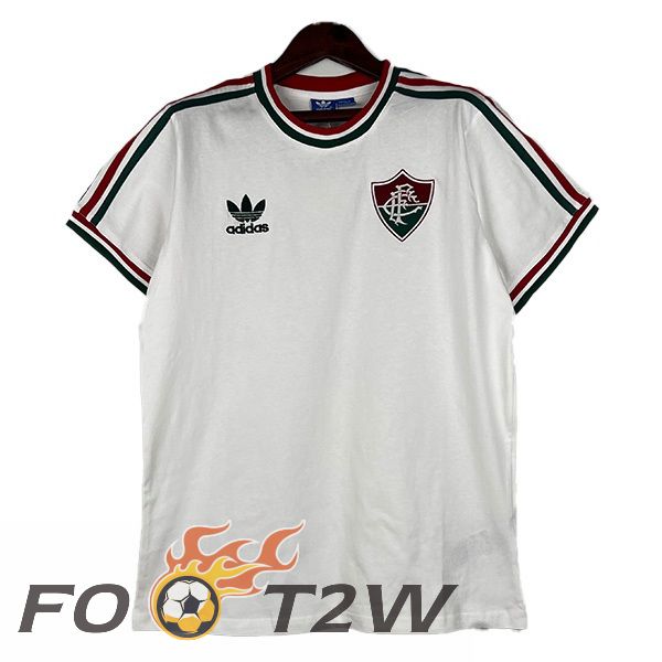 Maillot De Foot Fluminense Retro Domicile Blanc 2014-2015