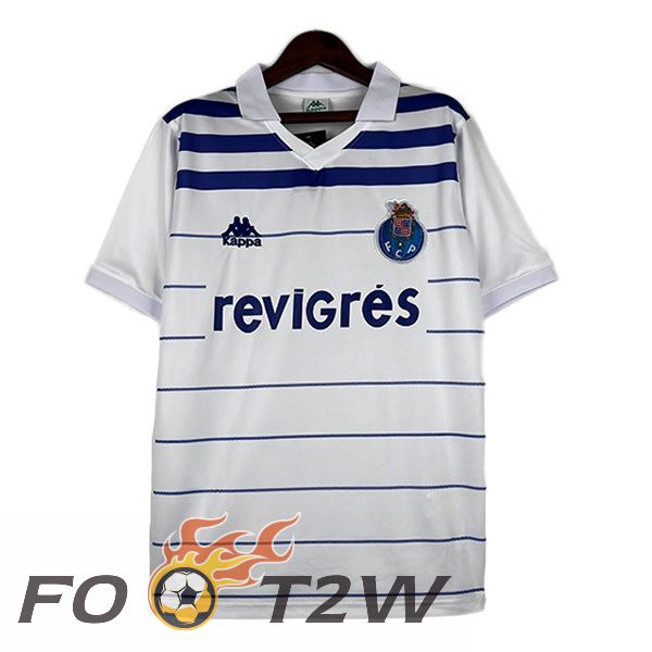 Maillot De Foot FC Porto Retro Domicile Bleu Blanc 1995-1996