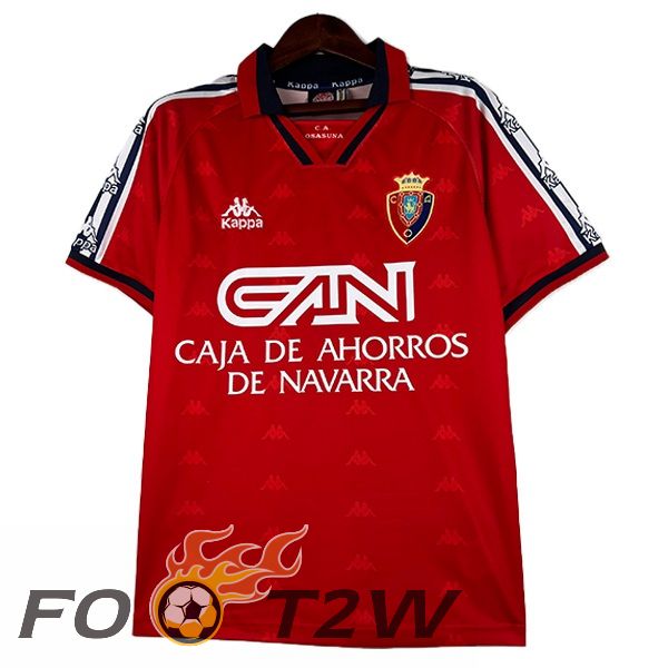 Maillot De Foot CA Osasuna Retro Domicile Rouge 1995-1997