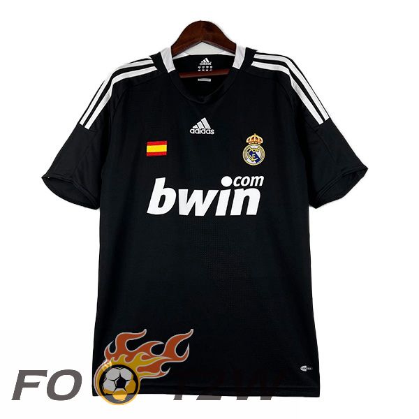 Maillot De Foot Real Madrid Retro Third Noir 2008-2009