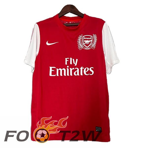 Maillot De Foot Arsenal Retro Domicile Rouge 2011-2012