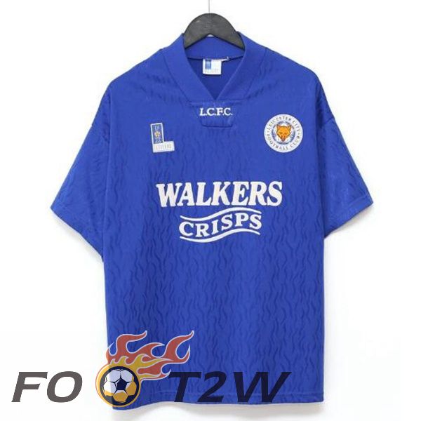 Maillot De Foot Leicester City Retro Domicile Bleu 1992-1994