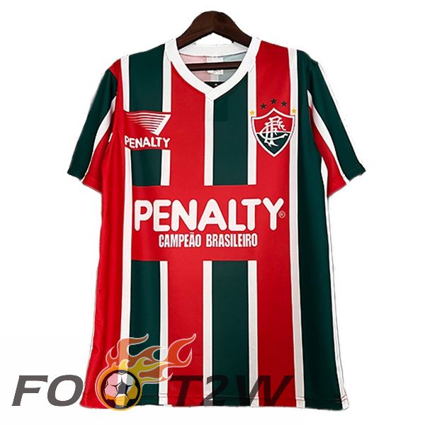 Maillot De Foot Fluminense Retro Domicile Rouge Vert 1993