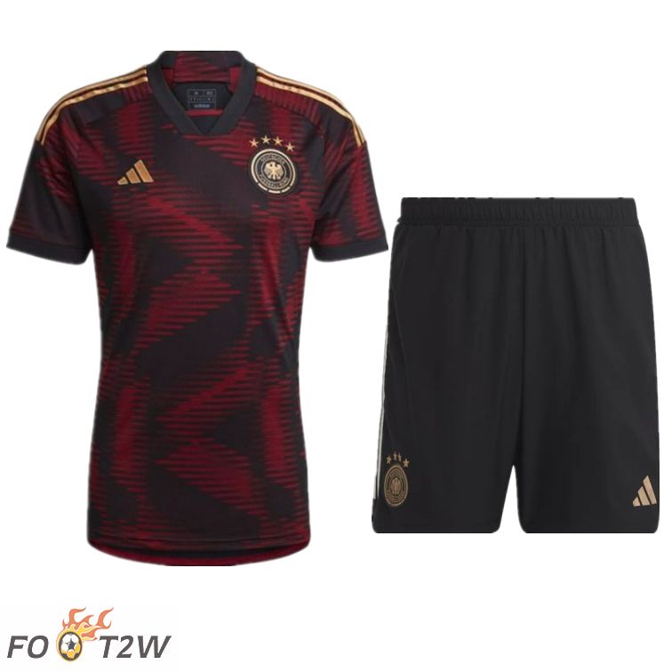 Ensemble Maillot Foot Allemagne Exterieur + Short Coupe Du Monde 2022