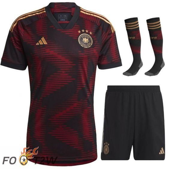 Ensemble Maillot Foot Allemagne Exterieur (Short + Chaussettes) Coupe Du Monde 2022