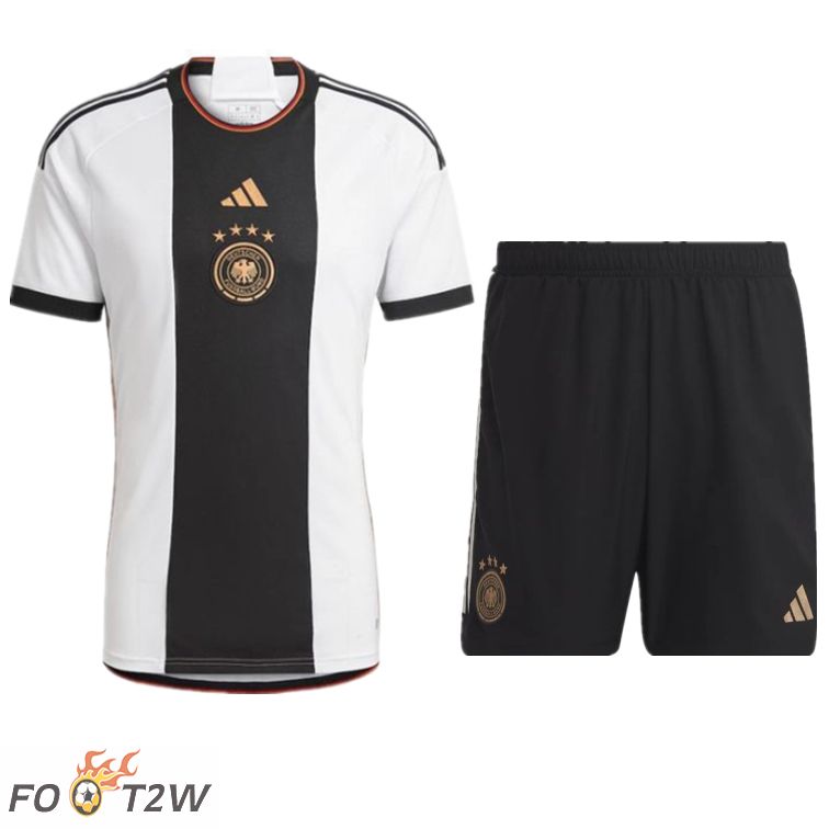 Ensemble Maillot Foot Allemagne Domicile + Short Coupe Du Monde 2022