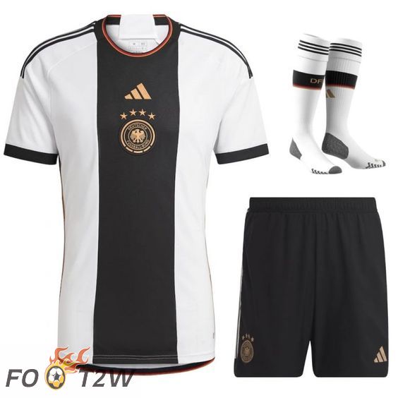 Ensemble Maillot Foot Allemagne Domicile (Short + Chaussettes) Coupe Du Monde 2022