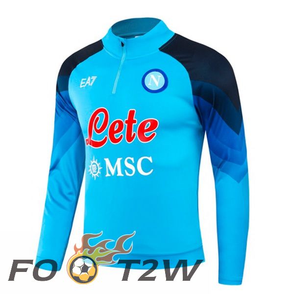 Training Sweatshirt SSC Naples Bleu 2023/2024