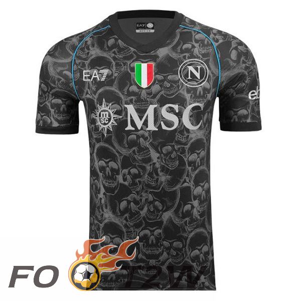 Maillot De Foot SSC Naples Halloween Noir 2023/2024