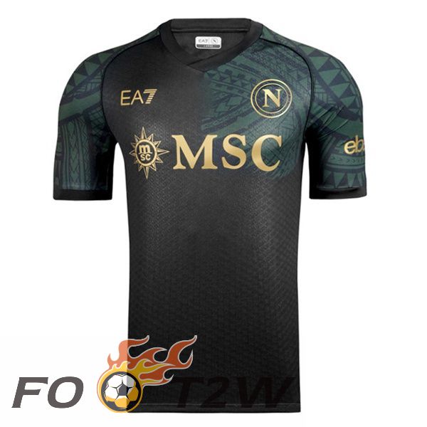 Maillot De Foot SSC Naples Third Noir 2023/2024